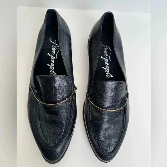 Free People‎ - Leather Loafers size 8.5 - Picture 1 of 8